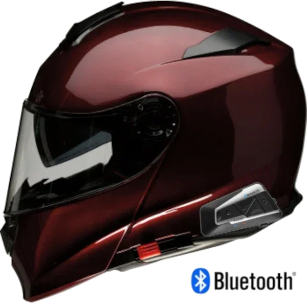 Z1R Solaris Modular Bluetooth Helmet Gloss Wine