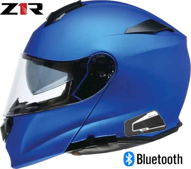 Z1R Solaris 2.0 Modular Bluetooth Helmet Satin Blue
