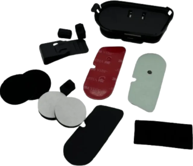 LS2 Focal Mounting Kit Helmet Accessories, black