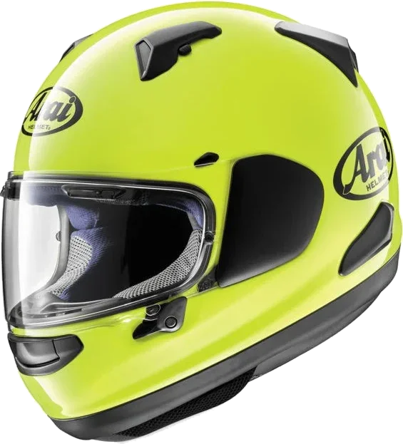 Arai Quantum-X Full Face Helmet Flourescent Yellow (Snell M2020 Rated)