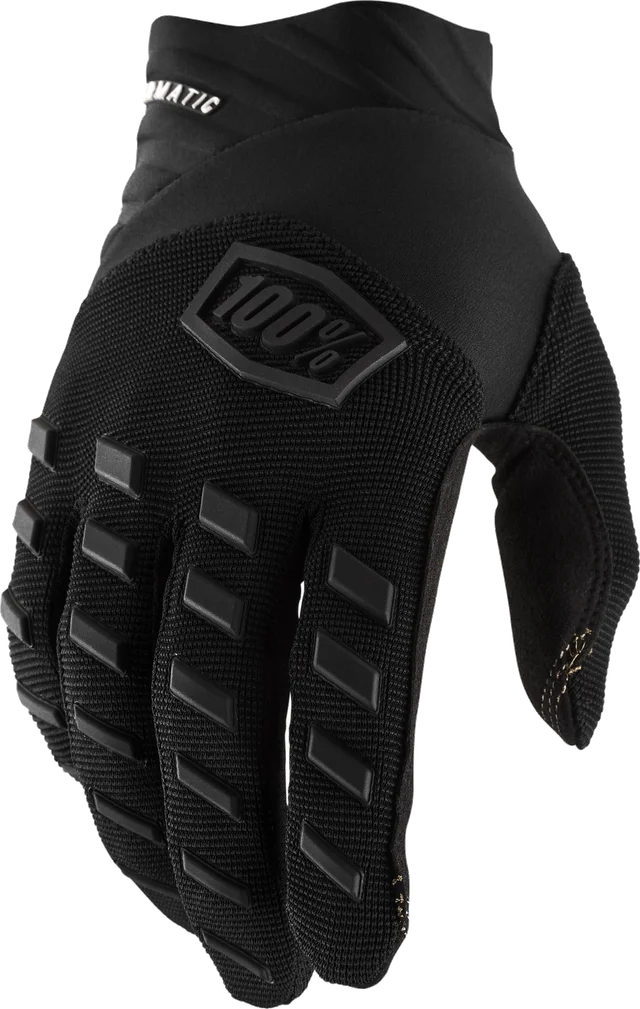 100% Youth Airmatic Gloves, Black/Charcoal