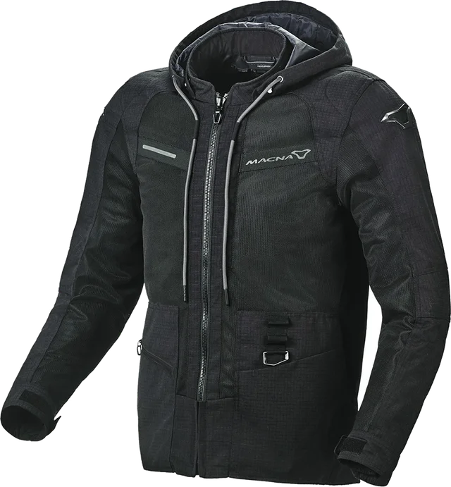 Macna Chinook Motorcycle Textile Jacket, black