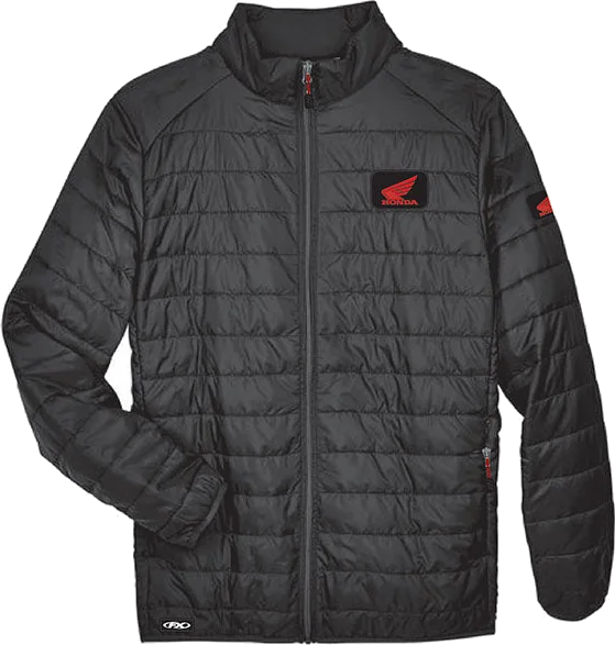 Factory Effex Honda Puffer Jacket, Black
