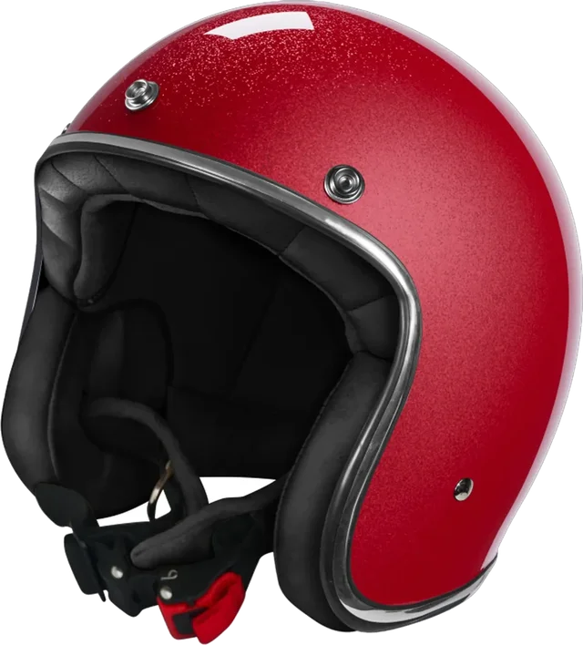 Stormer Quartz Helmet Glitter Red Gloss