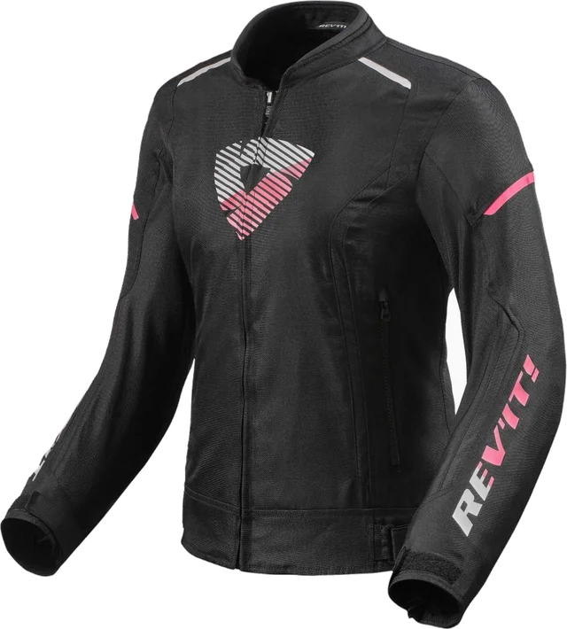 REV'IT! Sprint H2O Jacket Lady Black Rose, Black