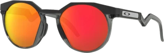 Oakley HSTN sunglasses - Matt Carb/Grey Smoke/Prizm Ruby Lens, Red