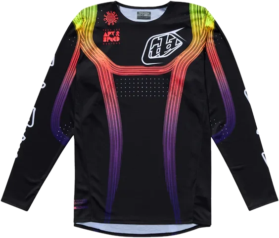 Troy Lee Designs SE Pro Stripes Jersey, Black/Multi
