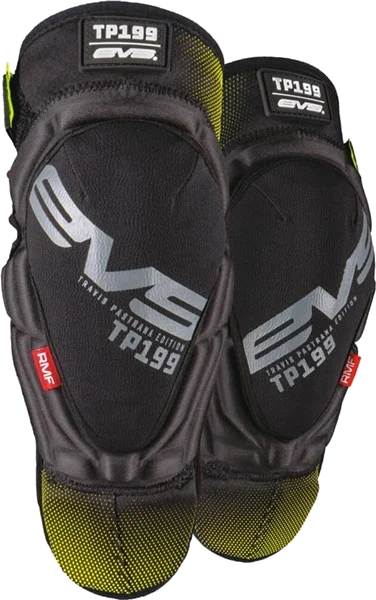 EVS Sports TP199 Youth Knee Guards, Black/Flo Yellow