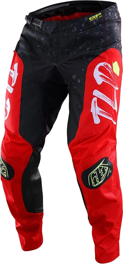 Troy Lee Designs GP Pro Pant Partical Black / Glo Red, BLACK / GLO RED