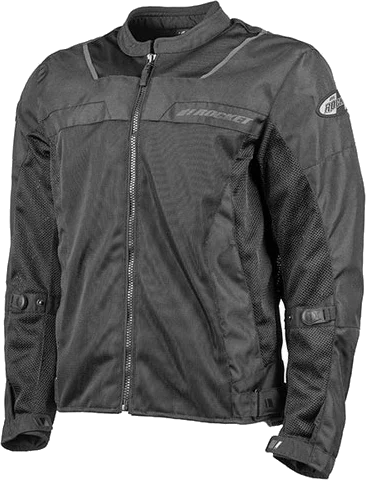 Joe Rocket Ion Men's Mesh Jacket - Tall, Black Long