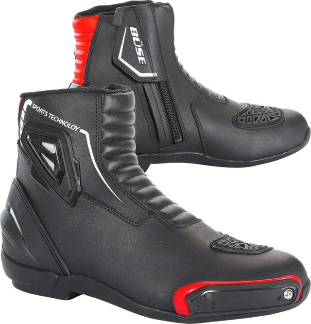 Büse B99 Motorcycle Shoes, black/red