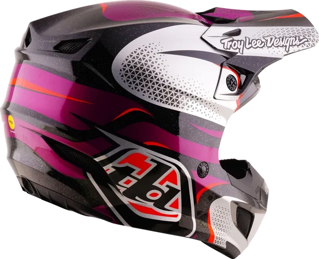 Troy Lee Designs SE5 Polycarbonate Helmet Aura Violet / Black, purple black