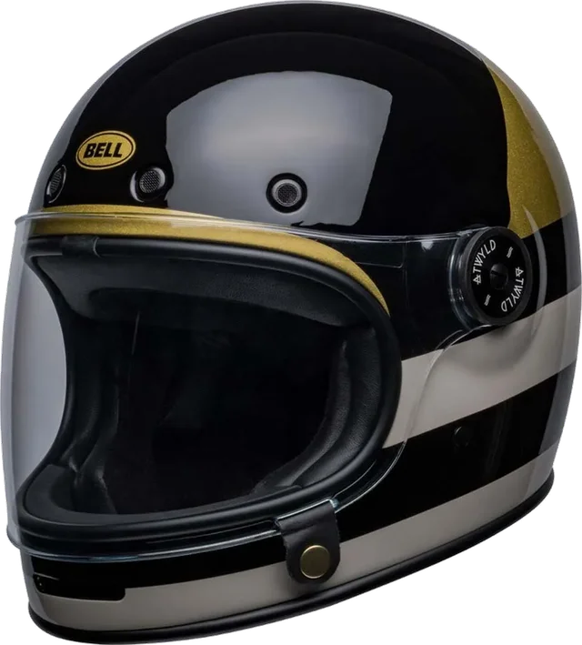 Bell moto Bullitt Atwyld Full Face Helmet, Gloss Black / Gold