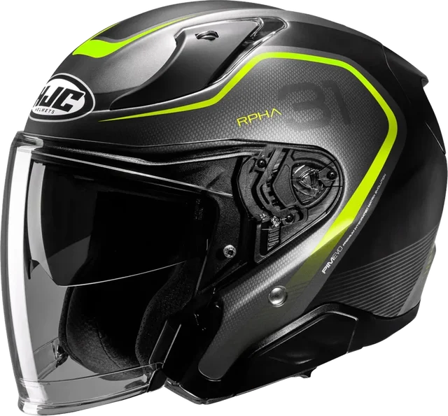 HJC Rpha31 Helmet Kouv MC3HSF Black/Grey/Yellow Fluo Matt
