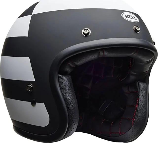 Bell Custom 500 Parlor Adult Cruiser Helmets, matte black white