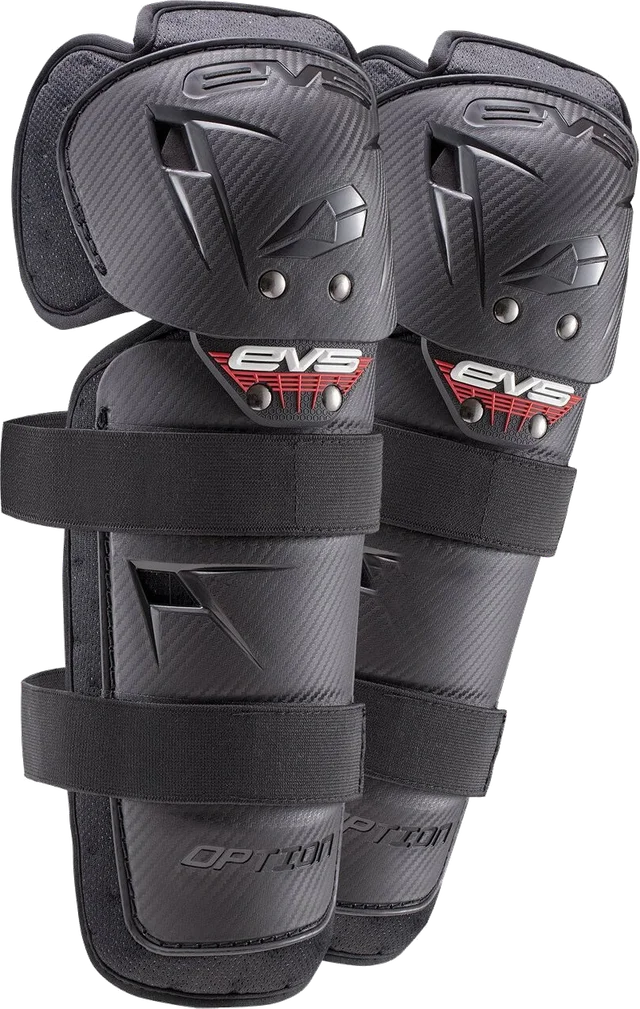 EVS Youth Option Knee Guards, White