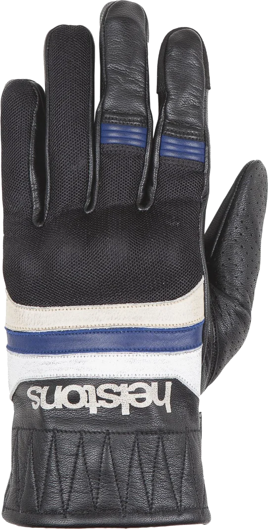 Helstons Bull Air Summer Gloves, black/blue/white