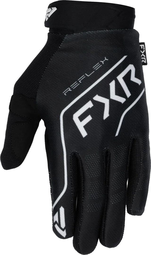 FXR Reflex Dual Motocross Gloves, black/white