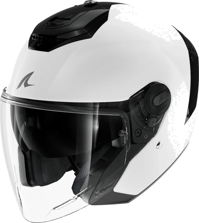 Shark Helmets RS JET Blank Black, white/black