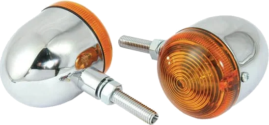 Bike It Bullet Indicators - Chrome, Chrome