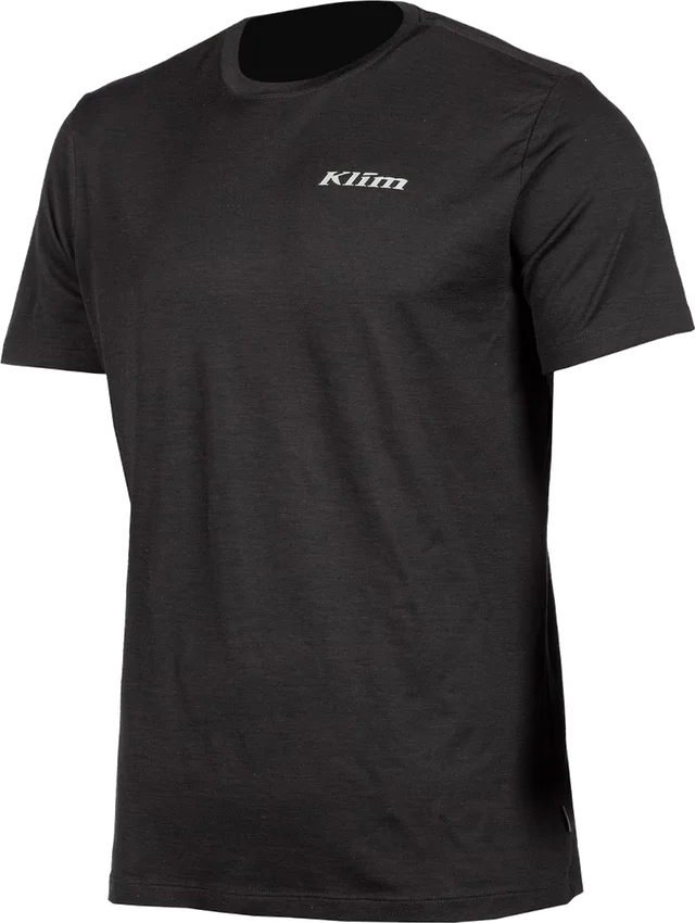 KLIM Teton Merino Wool Short Sleeve Black, Black