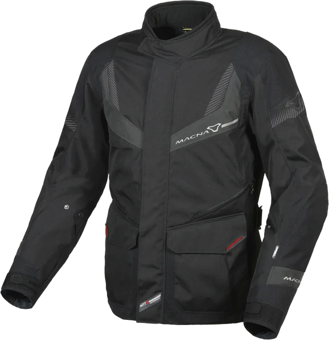 Macna Rancher Ladies Jacket - Black/Fluo Yellow, black/grey