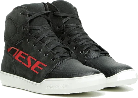 Dainese York D-WP Shoes, carbon red