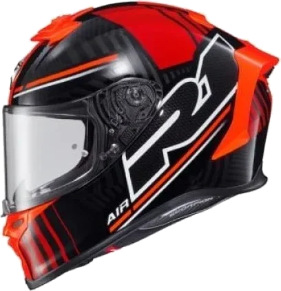 Scorpion Full Face Motorcycle Helmet EXO-R1 Air Juice, Red