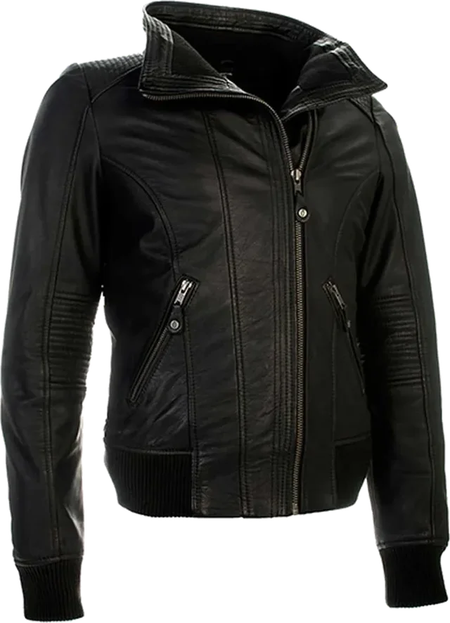 Richa Earhart Ladies Leather Jacket Black
