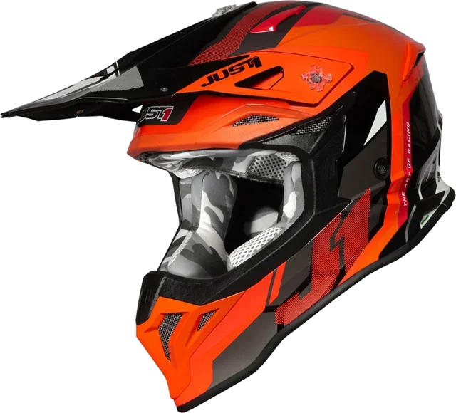 Just1 J39 Reactor Fluo Orange Black Gloss