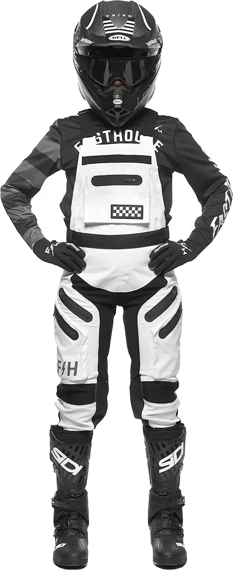 Fasthouse Women's Motorall MX - White, white