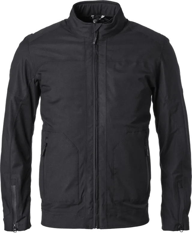 gms Downtown Black Waterproof Textile Jacket, black