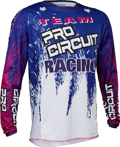 Fox Racing 180 Pro Circuit Jersey, white blue