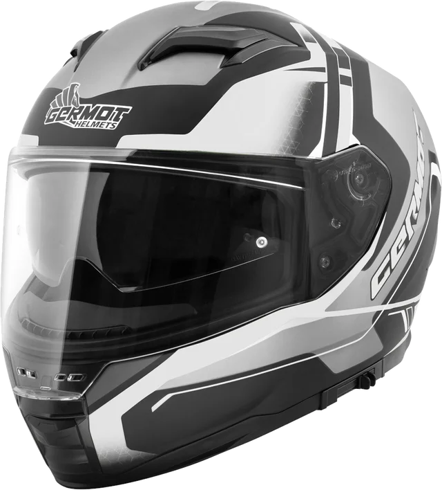Germot GM 350 Dekor Helmet, black matt/grey/white