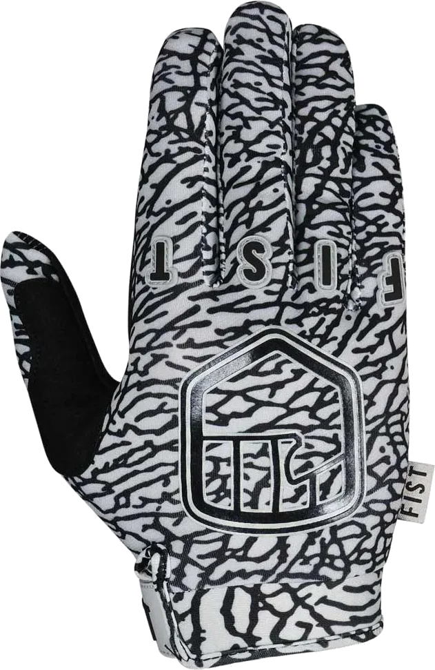 Fist Handwear Fist Strapped Elephant Off-road Gloves, Black / White