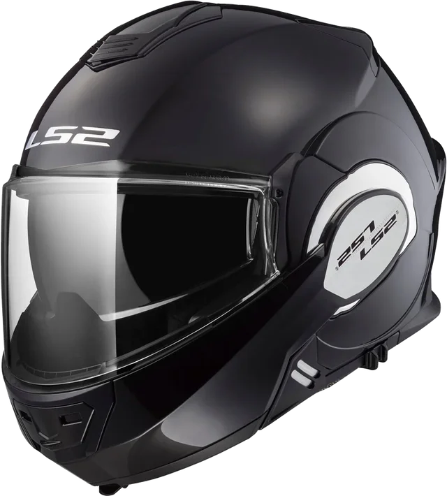 LS2 Helmets LS2 Valiant Solid Helmet CLOSEOUT, gloss black