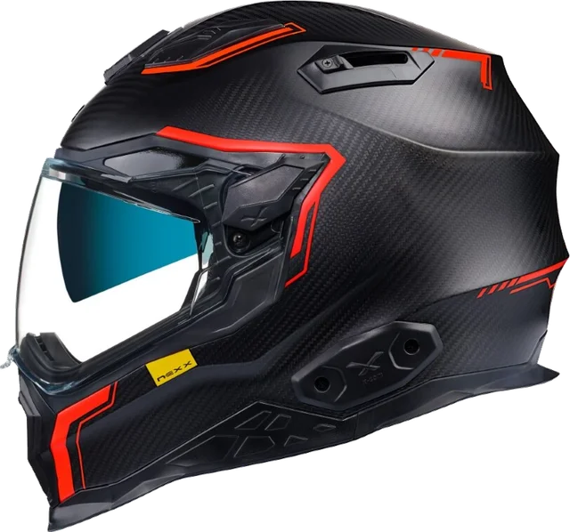 Nexx X.WST2 Carbon Zero 2 Helmet (XS), Carbon/Matte Red