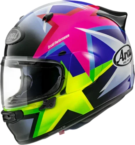 Arai Quantic Star, Black/White/Neon-Yellow