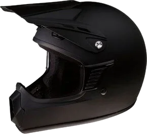 Z1R Childs Flat Black Rise Helmet