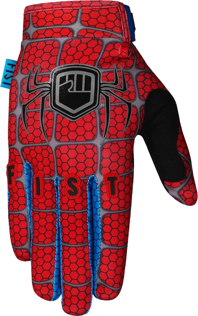 Fist Handwear Strapped Webs Gloves, Red