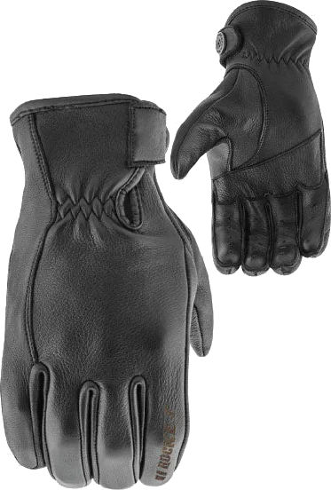 Joe Rocket Motorcycle Gloves JRC Leather, black