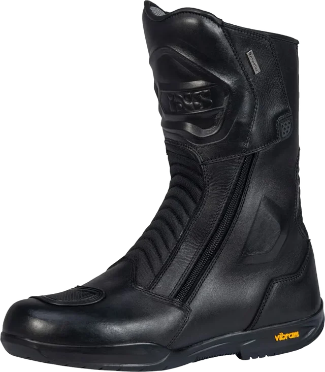 IXS 2-Zip-SYM 2.0 waterproof Touring Motorcycle Boot, black
