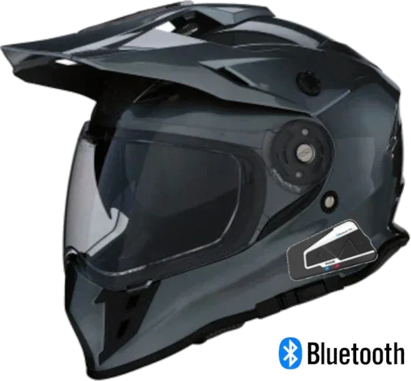 Z1R Range 2.0 Dual Sport Bluetooth Helmet Dark Silver