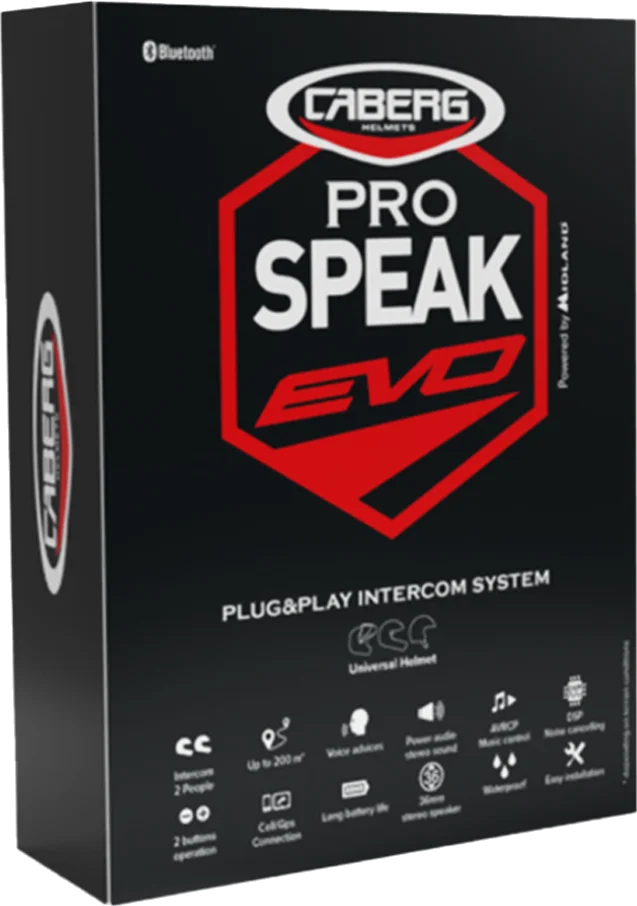 Caberg Pro Speak Evo Universal Bluetooth, Black