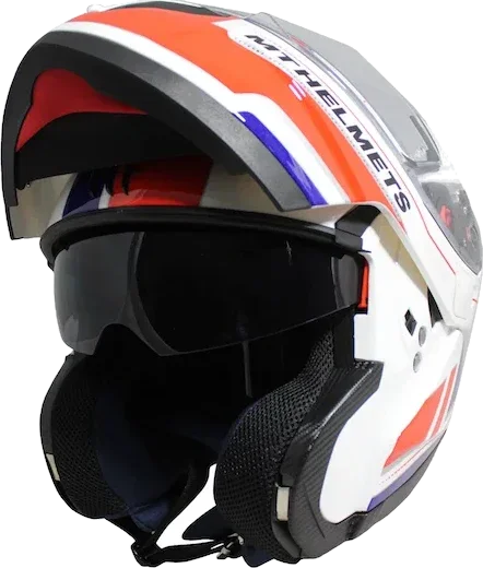MT Atom SV Raceline Helmet Matt Black Orange