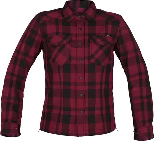 Richa Forest Ladies Shirt Black / Burgundy