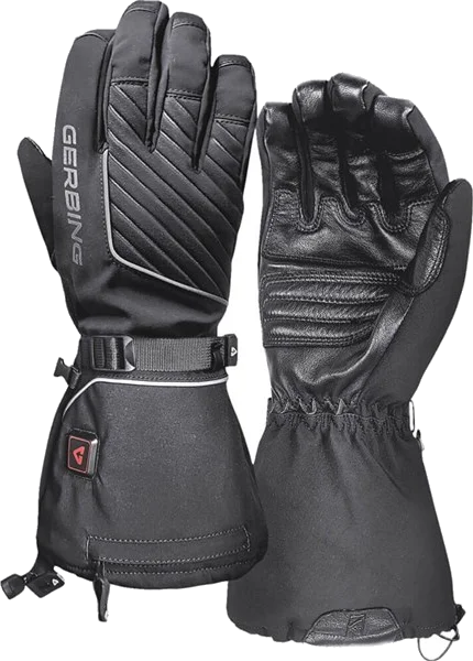Gerbing 7V Atlas Ultra-Flex Heated Textile Gloves, Black
