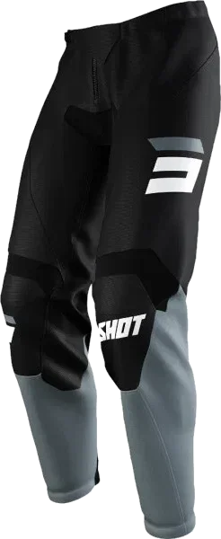 Shot Raw Burst Pants Black, Black