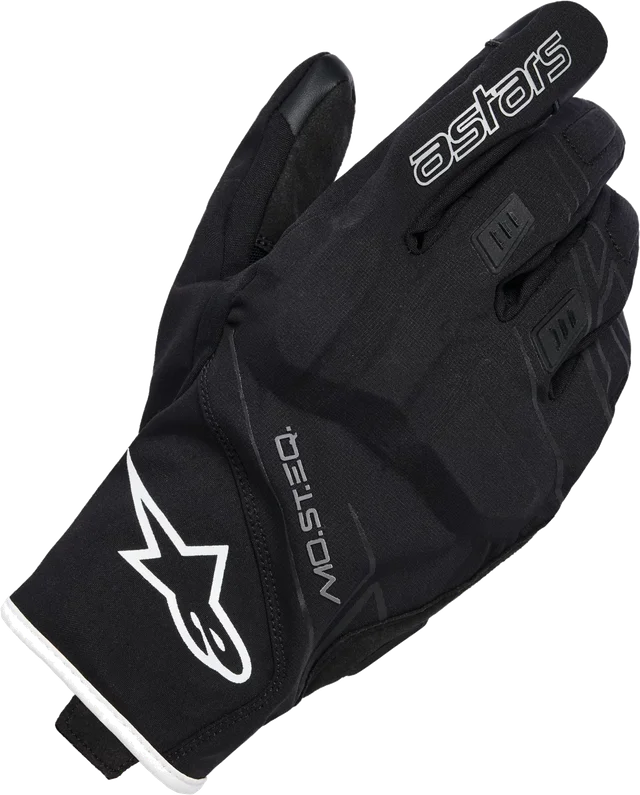 Alpinestars Moblast Waterproof Mixed Gloves - Black / Off White, Black / Off White