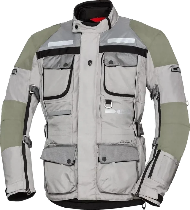 IXS X-Tour LT Montevideo-Air 2.0 Motorcycle Textile Jacket, grey